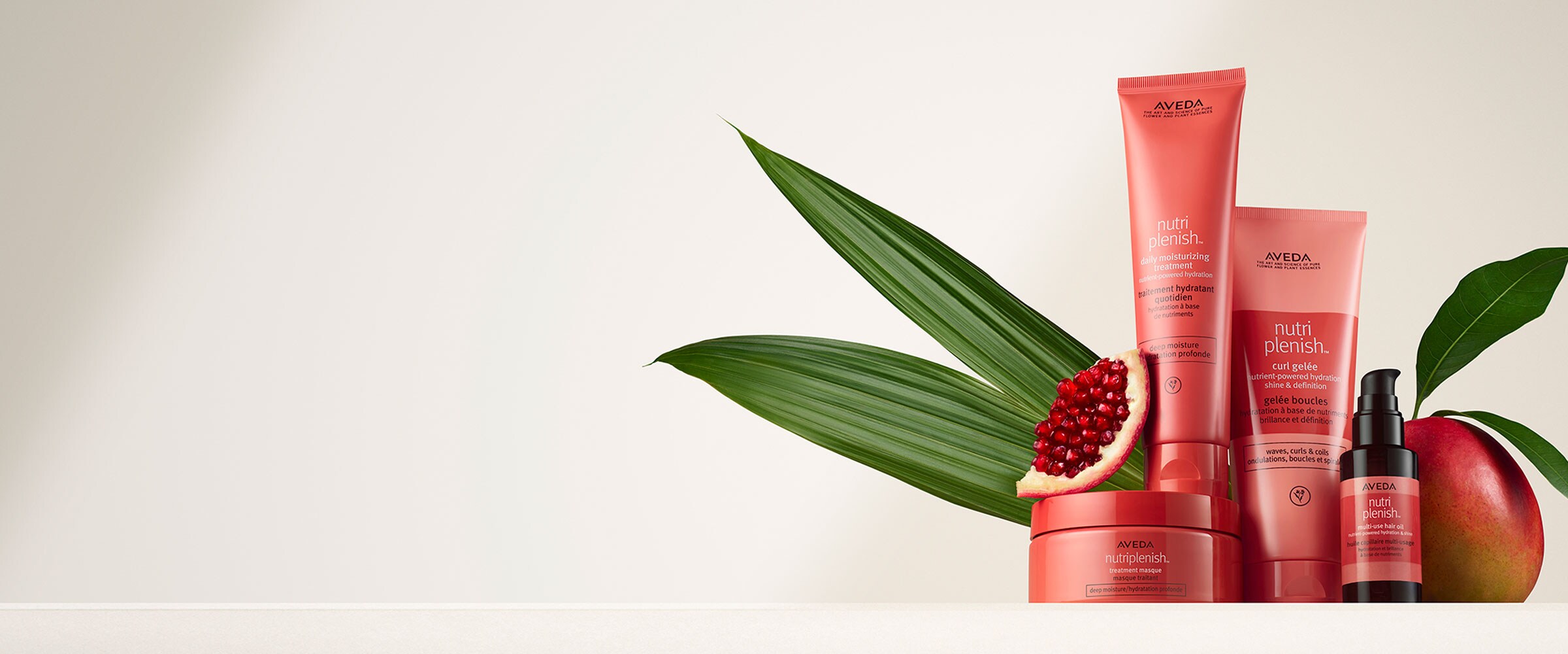 Shoppe 100% vegane Nutriplenish Haarpflege für trockenes Haar.