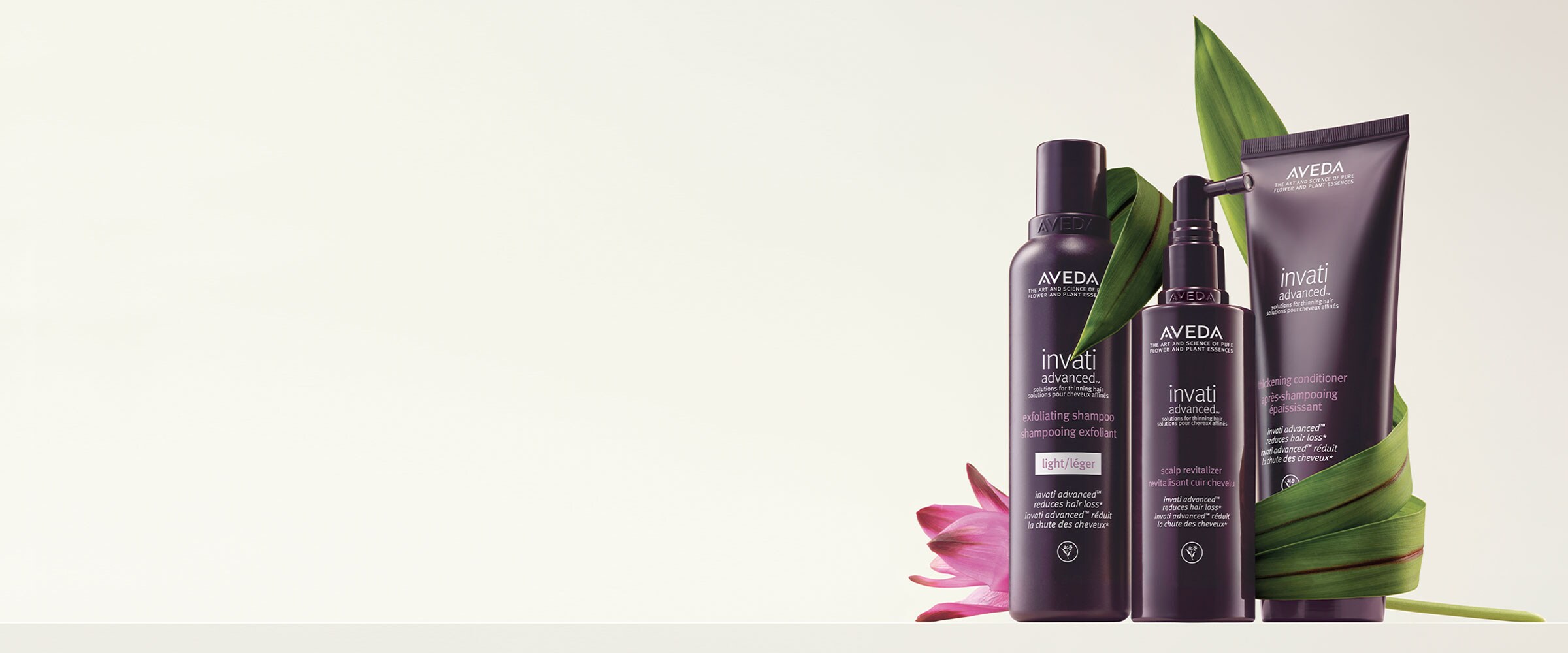 Shoppe 100% vegane Invati Advanced Haarpflege für dünner werdendes Haar.