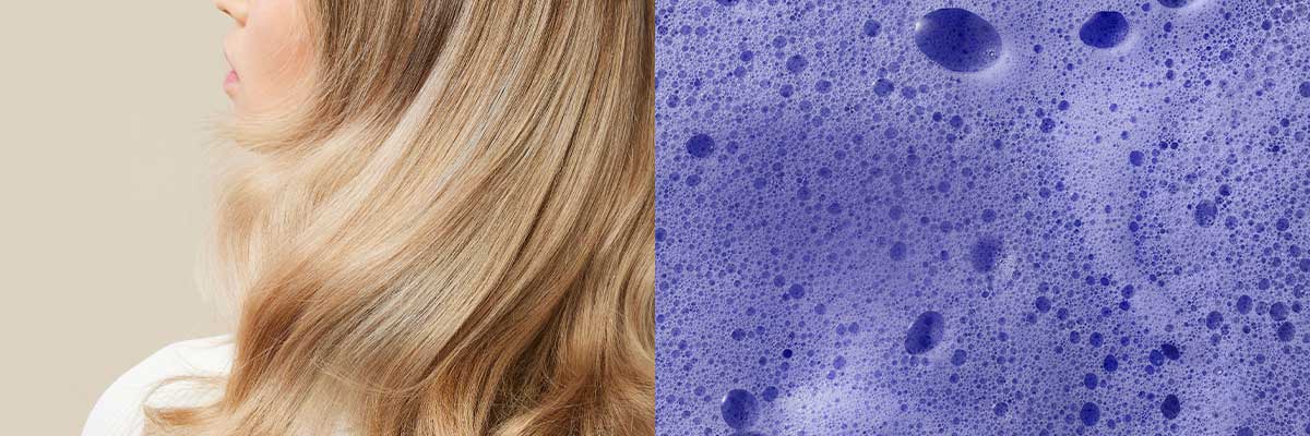 Blonde Revival Purple Toning Shampoo und Conditioner für geschmeidigeres Haar.