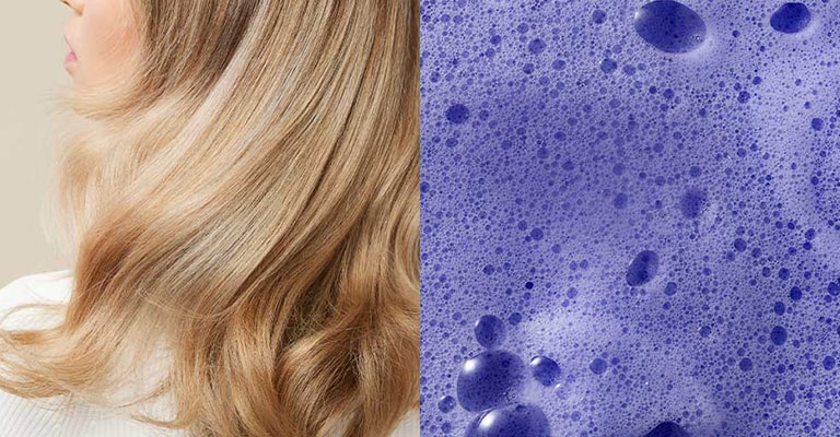 Blonde Revival Purple Toning Shampoo und Conditioner für geschmeidigeres Haar.