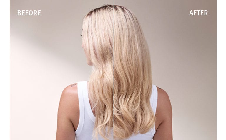 See the difference when using botanical repair