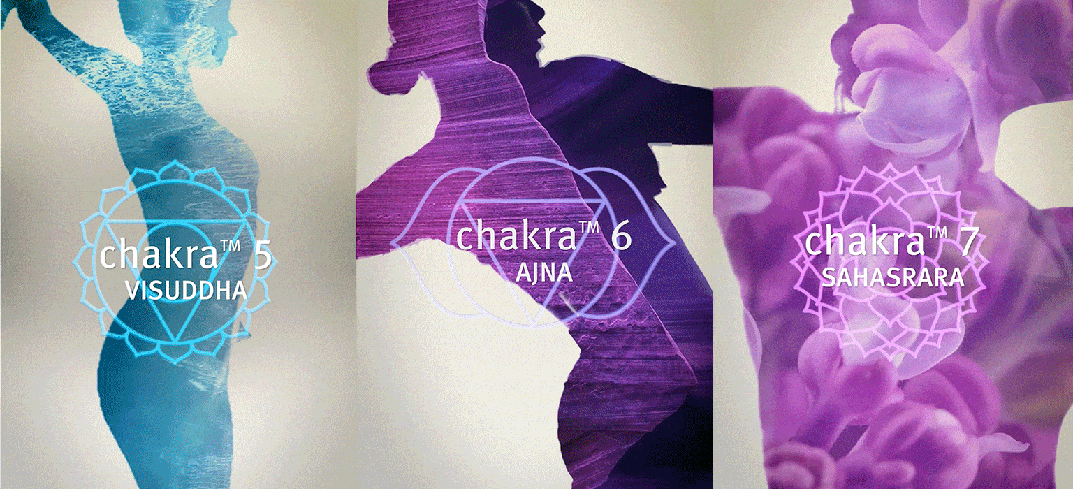 Erforsche die Aromen des Chakras. Lass deine Intuition deine Harmonie leiten.