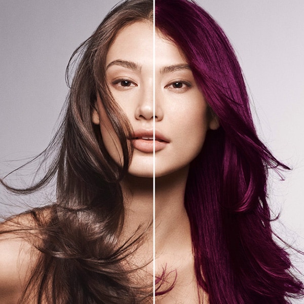 Finde eine für dich passende neue Haarfarbe mit unserer virtuellen Anprobe bestehend aus 65 Farbtönen
